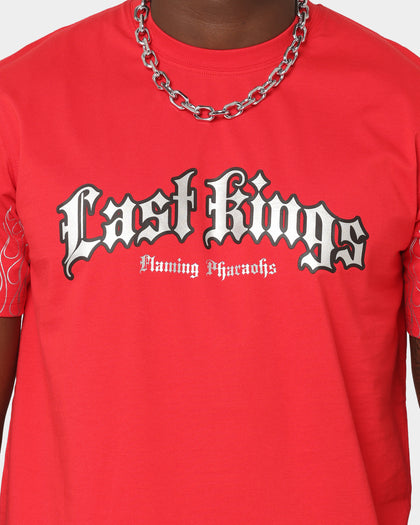 Last Kings Flaming Pharaohs Short Sleeve T-Shirt Red