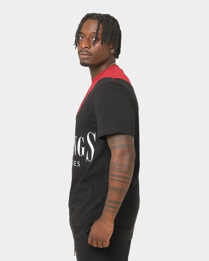 Last Kings Stitch Up Short Sleeve T-Shirt Black