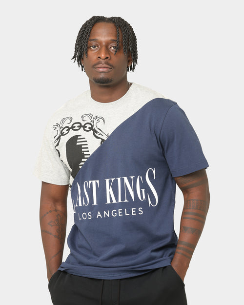 Last Kings Stitch Up Short Sleeve T-Shirt Navy