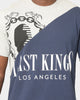 Last Kings Stitch Up Short Sleeve T-Shirt Navy