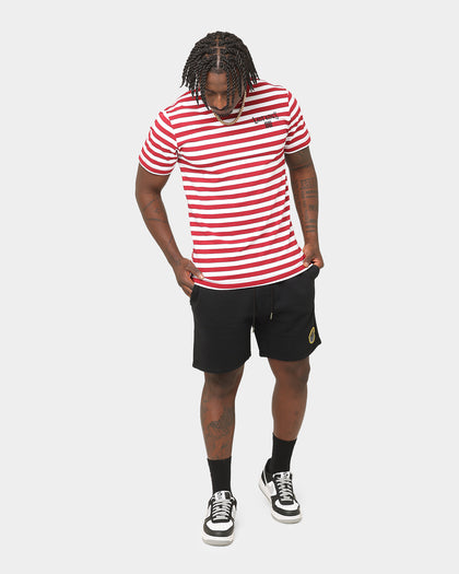 Last Kings Stripes Short Sleeve T-Shirt Bloodstone