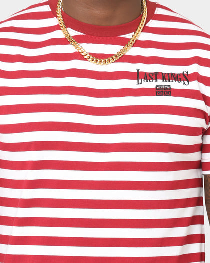 Last Kings Stripes Short Sleeve T-Shirt Bloodstone
