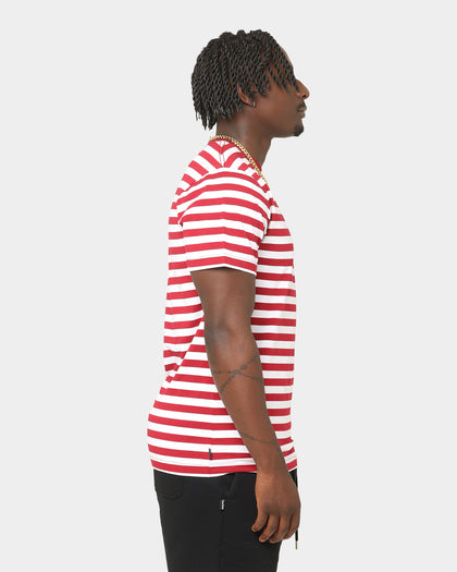 Last Kings Stripes Short Sleeve T-Shirt Bloodstone