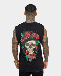 Saint Morta Forbidden Muscle Singlet Vintage Black