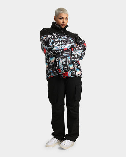 Loiter Constellation Puffer Jacket Black/Multi-Coloured