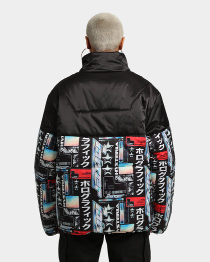 Loiter Constellation Puffer Jacket Black/Multi-Coloured