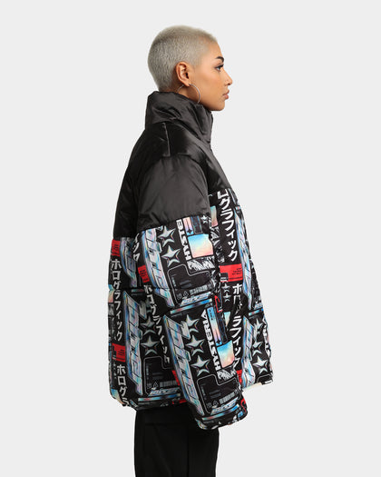Loiter Constellation Puffer Jacket Black/Multi-Coloured