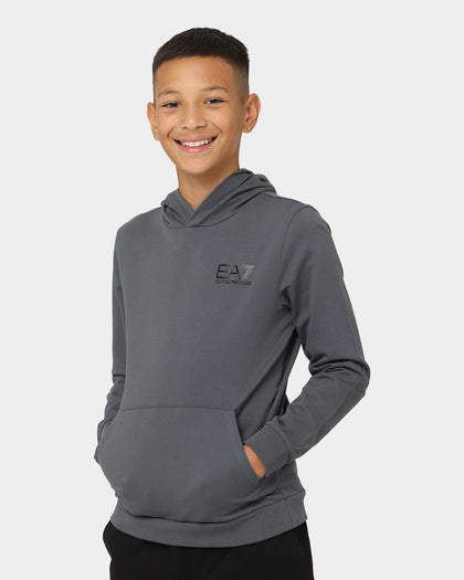 EA7 Emporio Armani Kids' Hoodie Iron Gate