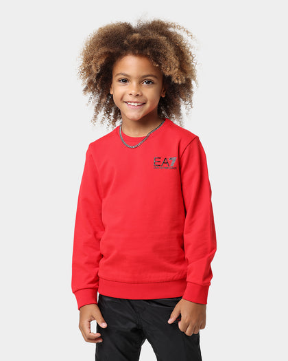 EA7 Emporio Armani Kids' Sweatshirt Racing Red