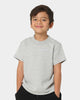 Lil Homme Kids' Motion Oversized Short Sleeve T-Shirt Set Grey/Black