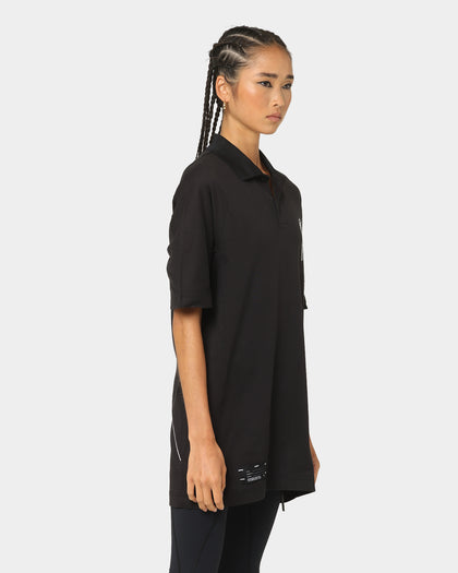 The Anti Order Military Oversized Polo Shirt Black/White