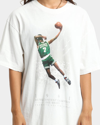 Mitchell & Ness Boston Celtics Dee Brown All Star Dunk T-Shirt Vintage White