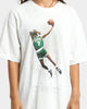 Mitchell & Ness Boston Celtics Dee Brown All Star Dunk T-Shirt Vintage White