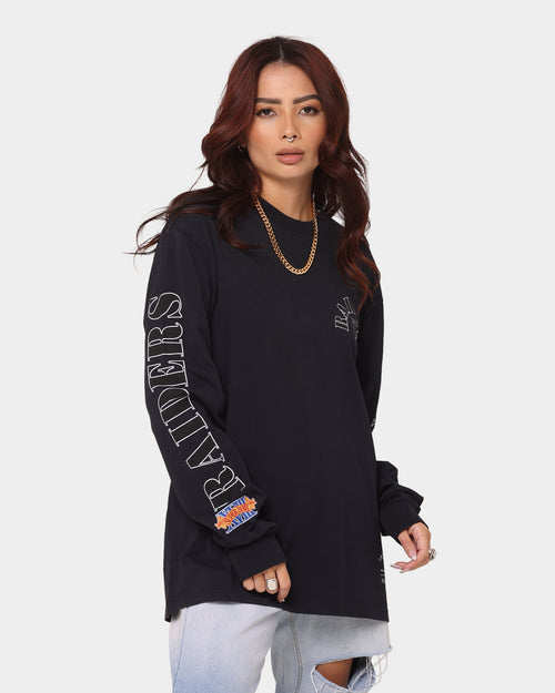Mitchell & Ness Las Vegas Raiders Arch Long Sleeve T-Shirt Faded Black