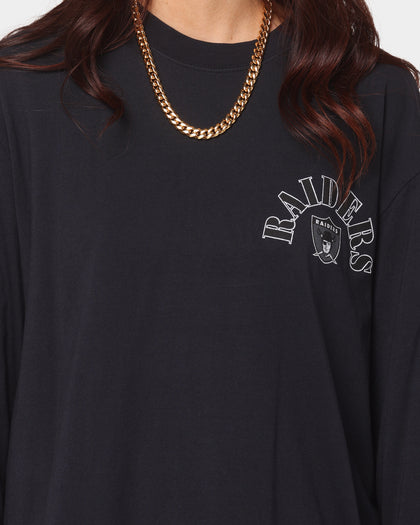 Mitchell & Ness Las Vegas Raiders Arch Long Sleeve T-Shirt Faded Black
