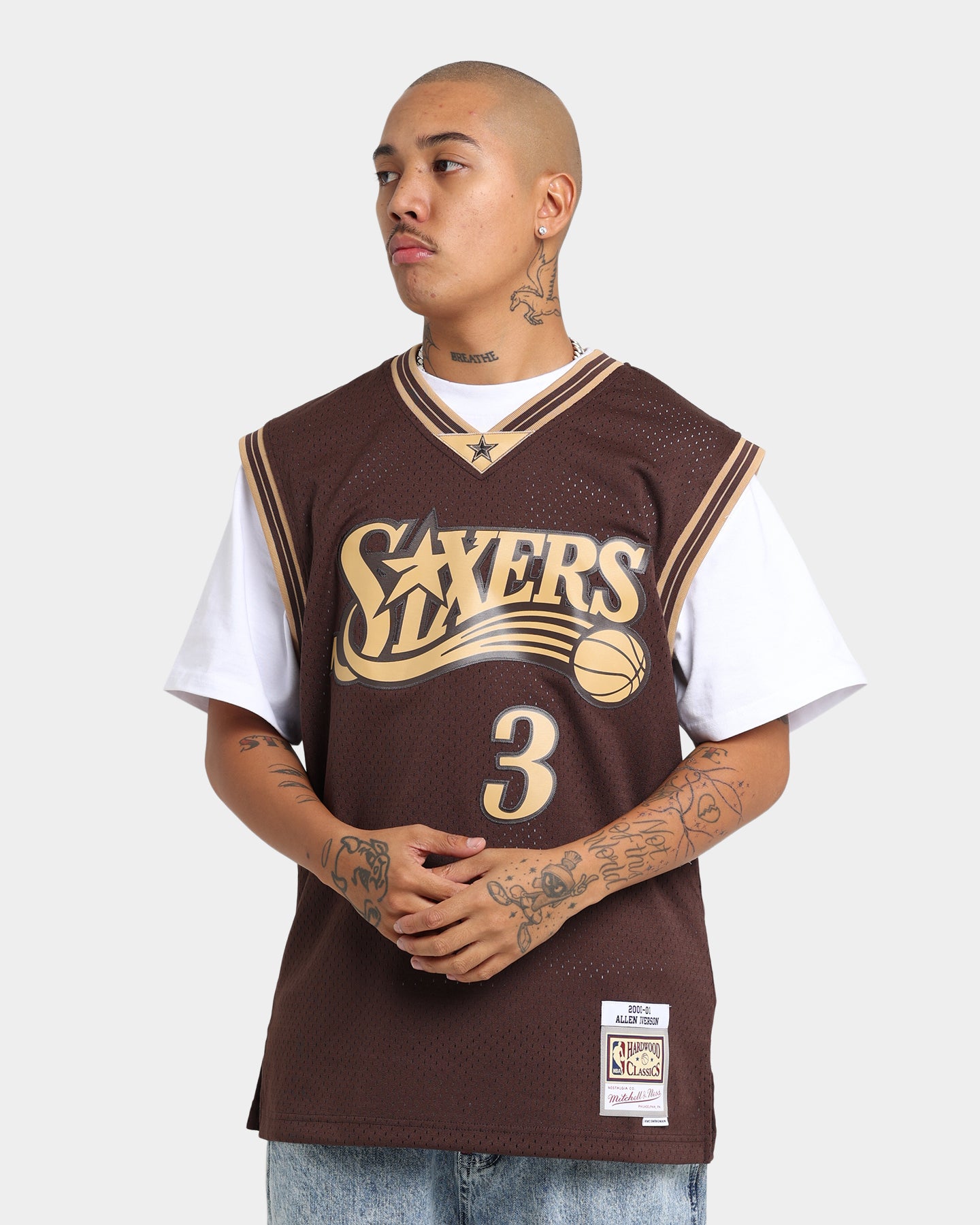 Mitchell & Ness Philadelphia 76ers Allen Iverson #3 '00-'01 Lux