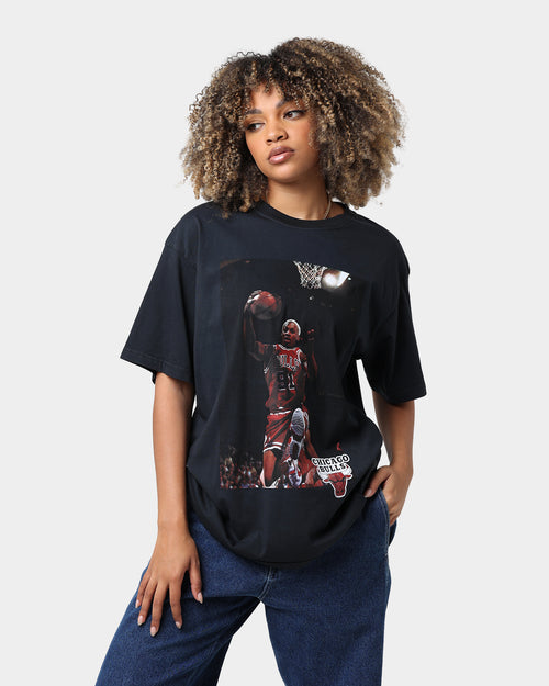 Mitchell & Ness Chicago Bulls Rodman Photo T-Shirt Faded Black
