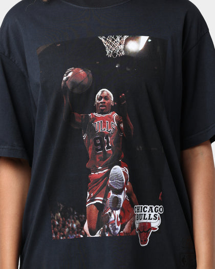 Mitchell & Ness Chicago Bulls Rodman Photo T-Shirt Faded Black
