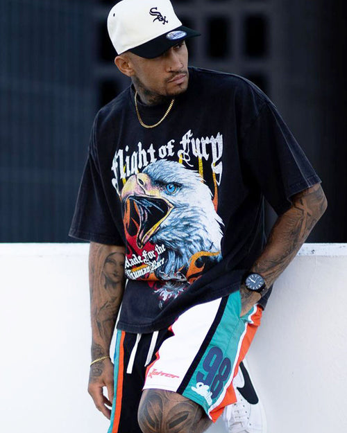 Loiter Fury Vintage T-Shirt Black Wash