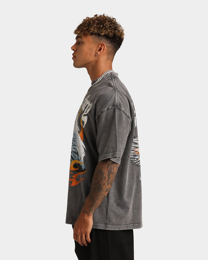 Loiter Fury Vintage T-Shirt Black Wash