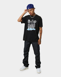 Goat Crew Los Angeles Drawing Vintage T-Shirt Black Wash