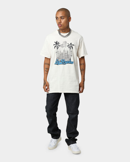 Goat Crew Los Angeles Drawing Vintage T-Shirt Off White
