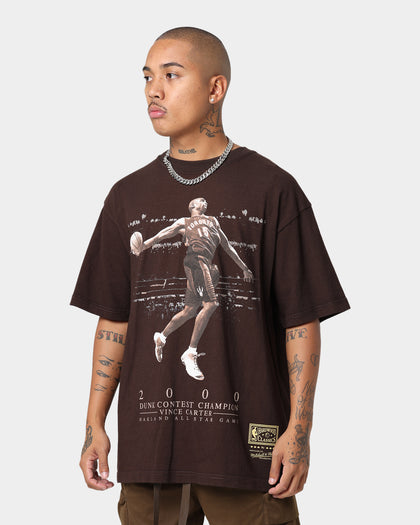 Mitchell & Ness Toronto Raptors Carter Photo T-Shirt Baroque Brown