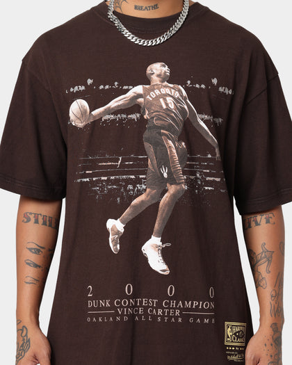 Mitchell & Ness Toronto Raptors Carter Photo T-Shirt Baroque Brown