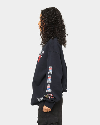 Mitchell & Ness Chicago Bulls Champ Crewneck Faded Black