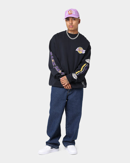 Mitchell & Ness Los Angeles Lakers Champ Crewneck Faded Black