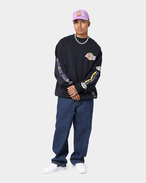 Mitchell & Ness Los Angeles Lakers Champ Crewneck Faded Black