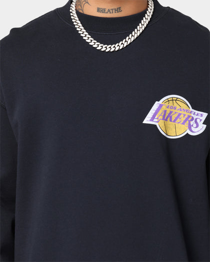 Mitchell & Ness Los Angeles Lakers Champ Crewneck Faded Black