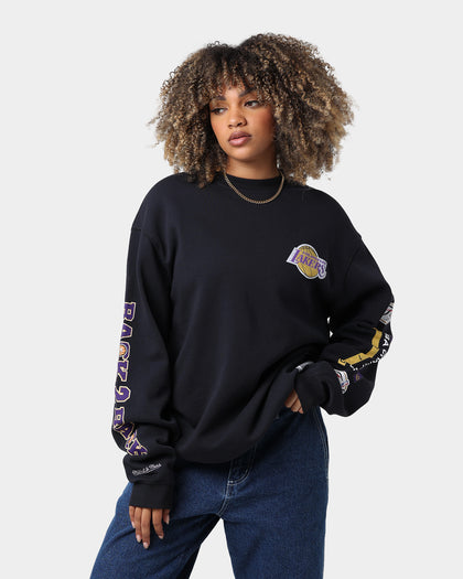 Mitchell & Ness Los Angeles Lakers Champ Crewneck Faded Black