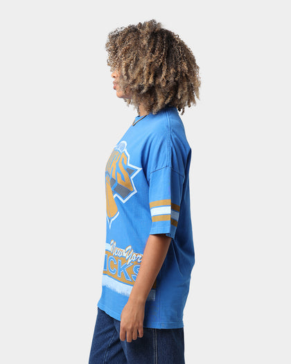 Mitchell & Ness New York Knicks Vintage Conference T-Shirt Faded Royal