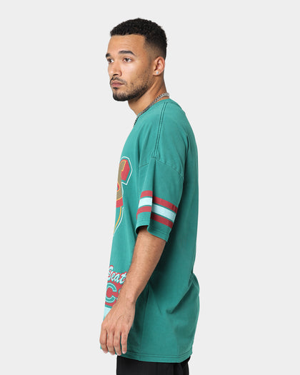 Mitchell & Ness Seattle Sonics Vintage Conference T-Shirt Faded Green