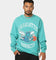 Mitchell & Ness Charlotte Hornets Vintage Crewneck Faded Teal