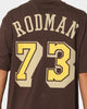 Mitchell & Ness Los Angeles Lakers Dennis Rodman #73 Lux Brown T-Shirt Baroque Brown