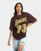 Mitchell & Ness Los Angeles Lakers Dennis Rodman #73 Lux Brown T-Shirt Baroque Brown