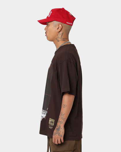Mitchell & Ness Chicago Bulls Rodman Photo T-Shirt Baroque Brown