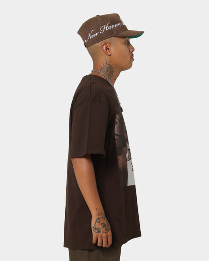 Mitchell & Ness Philadelphia 76ers Allen Iverson Photo T-Shirt Baroque Brown