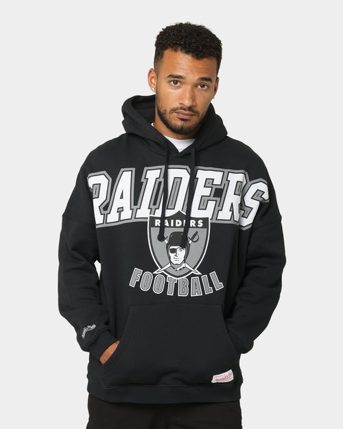 Mitchell & Ness Raiders Vintage XL Arch Hood Faded Black