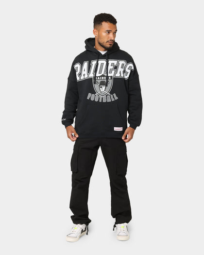 Mitchell & Ness Raiders Vintage XL Arch Hood Faded Black