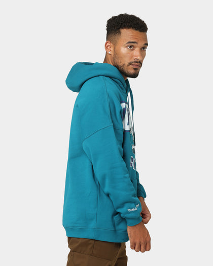Mitchell & Ness Charlotte Hornets XL Arch Hood Faded Teal
