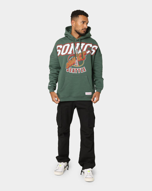 Mitchell & Ness Seattle Sonics XL Arch Hood Faded Green