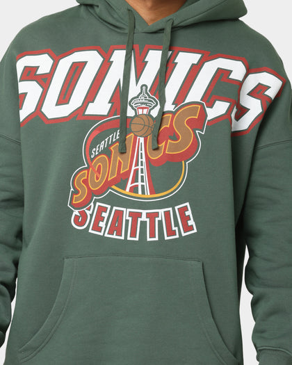 Mitchell & Ness Seattle Sonics XL Arch Hood Faded Green