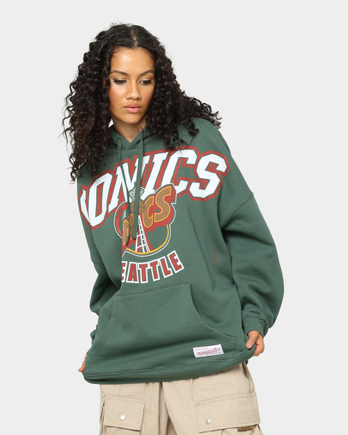 Mitchell & Ness Seattle Sonics XL Arch Hood Faded Green