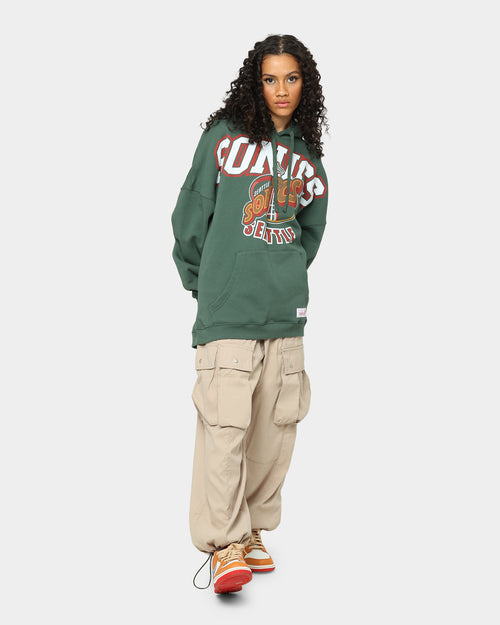 Mitchell & Ness Seattle Sonics XL Arch Hood Faded Green