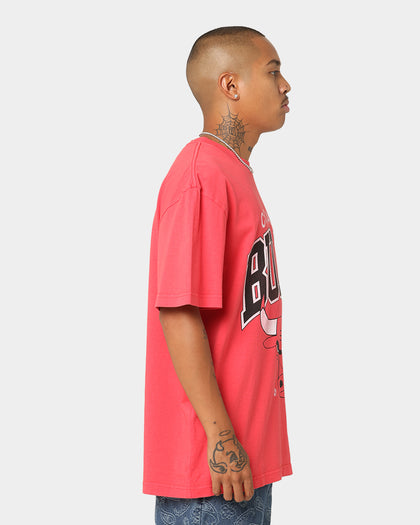 Mitchell & Ness Chicago Bulls XL Arch Vintage T-Shirt Faded Red