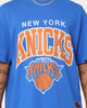 Mitchell & Ness New York Knicks XL Arch Vintage T-Shirt Faded Royal