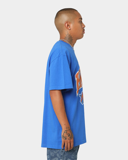 Mitchell & Ness New York Knicks XL Arch Vintage T-Shirt Faded Royal